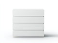 Commode-MDF-bois-82 x 40 x 86 cm-Blanc-Style minimaliste